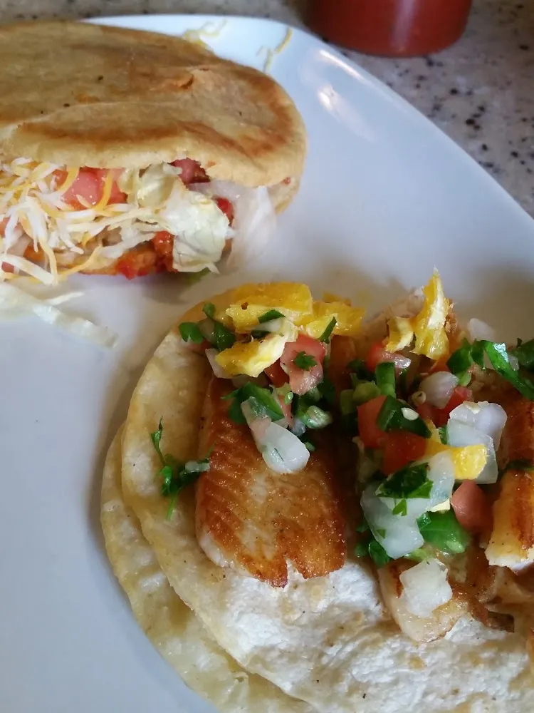 Fish Taco & Beef Gorditas